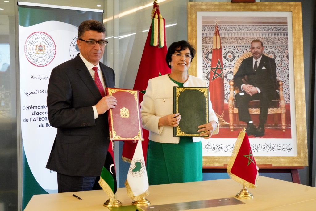 Signature d’un mémorandum d’accord relatif au transfert des fonctions du Secrétariat général de l’Organisation Africaine des Institutions Supérieures de Contrôle des Finances Publiques « AFROSAI » à la Cour des comptes du Royaume du Maroc