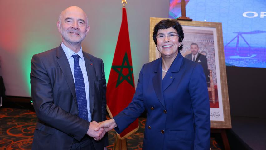 Madame le Premier Président de la Cour des Comptes s’entretient avec son homologue français
