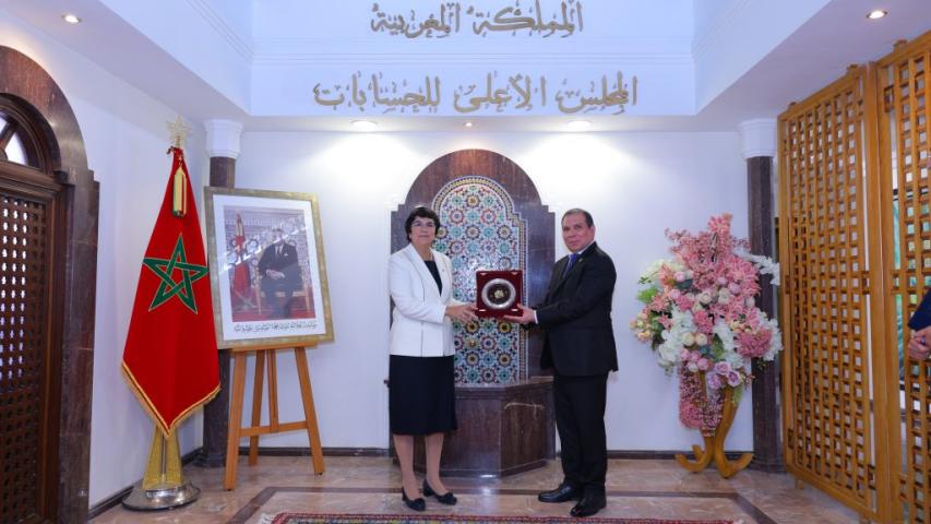 Madame le Premier Président de la Cour des comptes reçoit le Président du Pouvoir Judiciaire et de la Cour Suprême de la République du Pérou